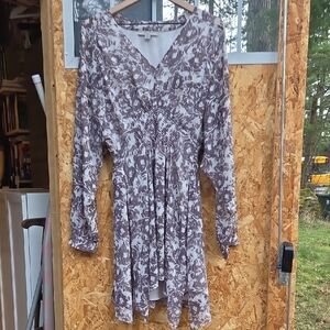 All Saints Long Sleeve Dress